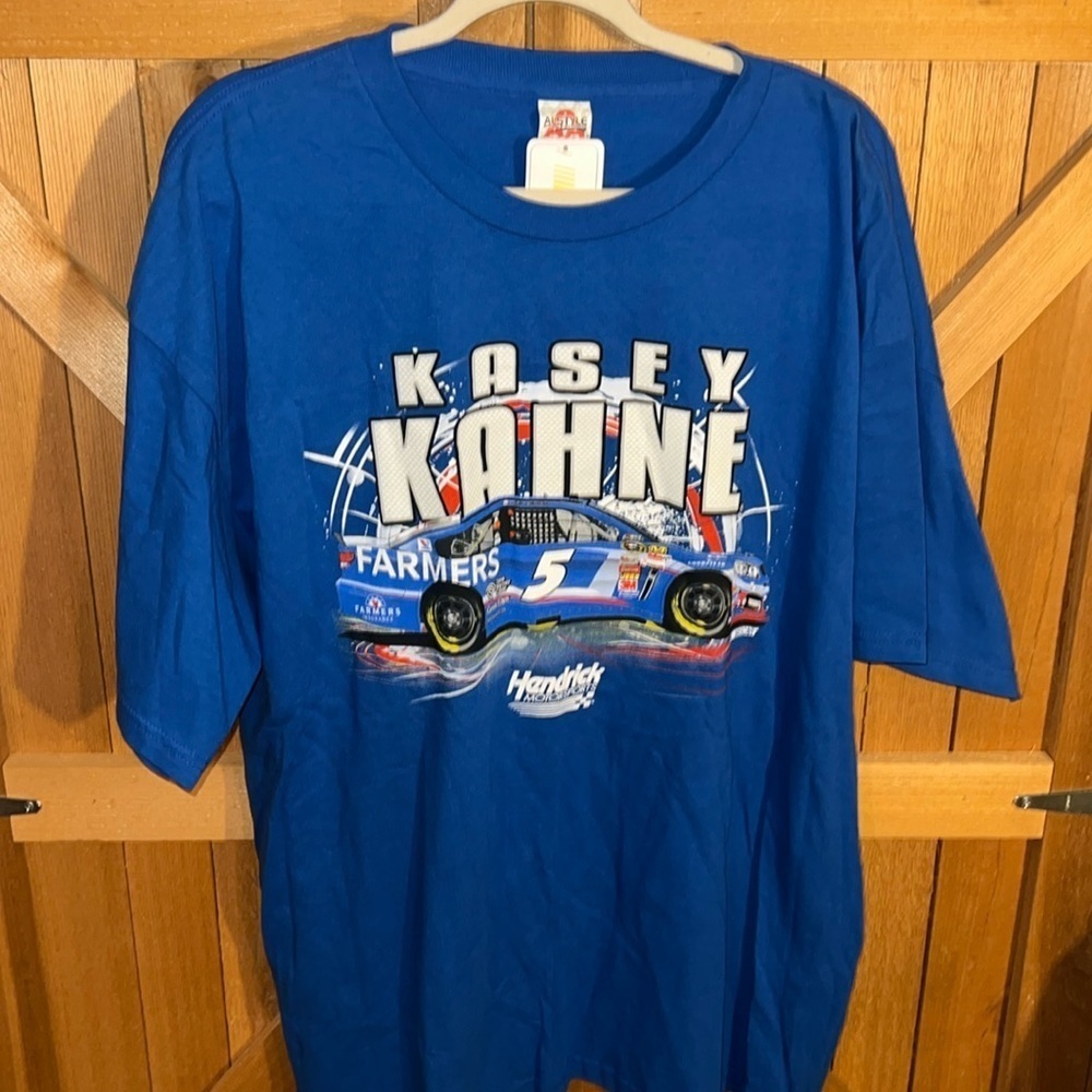 NASCAR Kasey Kane Blue T-Shirt 2XL NWT